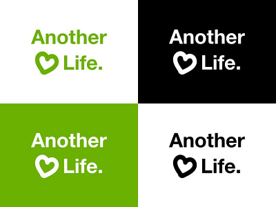 Another Life - Logos branding design engaged icon logo logo design logotype responsable solidarity typography vector