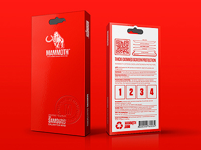 Mammoth Package higher identity kostadin kostadinov logo mammoth package phone protector red