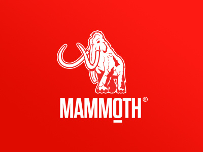 Mammoth Logo higher identity kostadin kostadinov logo mammoth package phone protector red