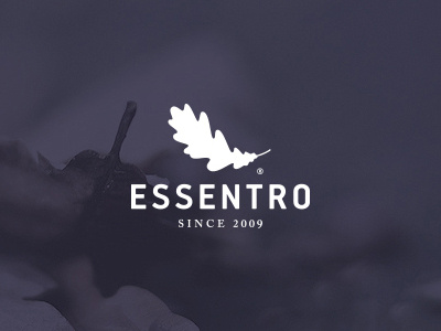 Essentro beauty cosmetics essentro higher identity kostadin kostadinov leaf logo oak typography