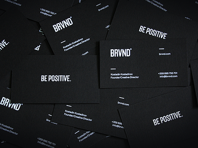 Brvnd® business cards b branding brvnd business cards kostadin logo print typography