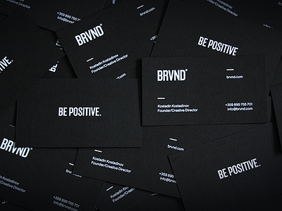 Brvnd® business cards b branding brvnd business cards kostadin logo print typography