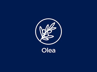 Olea bm branch brvnd food identity kostadin logo mark navy olive palace restaurants