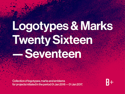Logotypes & Marks 2016 — 2017
