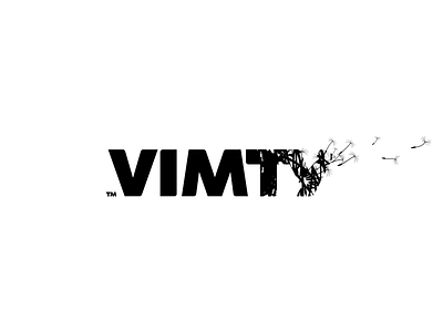 Vimty logotype brvnd care creative custom dandelion design inspiration kostadin logo logotype symbol typography