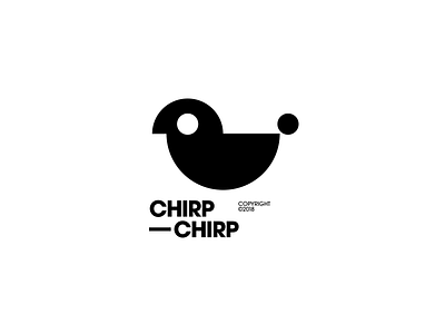Chirp-Chirp symbol behance brvnd creative geometric graphic design kostadin logo logotype mark symbol typography