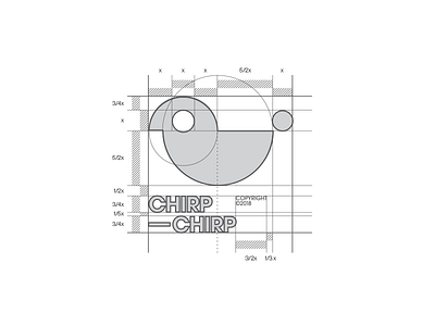 Chirp-Chirp grid behance brand identity branding brvnd design graphic design identity kostadin logo logotype mark symbol typography