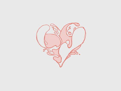 Process animated heart illustration invitation kostadin kostadinov process red wedding