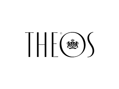 Theos Logotype behance brvnd collection creative design graphic design icon identity illustration inspiration kostadin kostadinov logo logotype mark red symbol typography vector