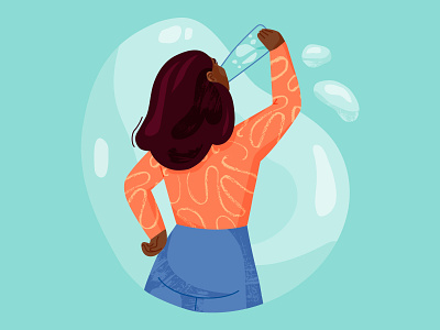 Staying Hydrated character design design digital drawing drink water hydration illustration self care tayla de beer texture