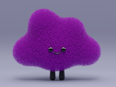 Cloud Dude 3d 3d art adobe photoshop animation character character design cinema4d design illustration redshift