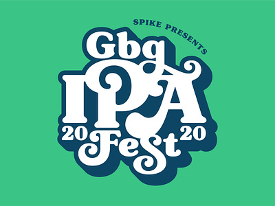 Gbg IPA Fest 2020 branding design handlettering illustration lettering logo typography vector