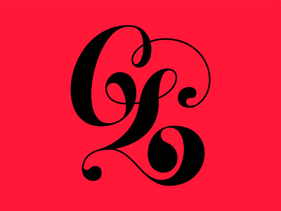 CL design handlettering lettering logo monogram script spencerian typogaphy vector