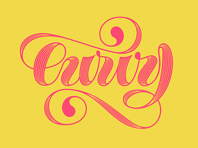 Even curvier. design handlettering illustration lettering logo script spencerian typography vector