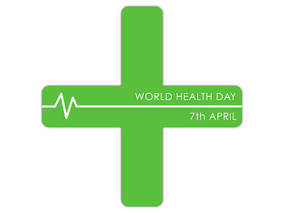 World Health Day flat icon flat image graphic health day hospital icon logo world health day