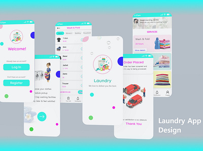 Laundry Mobile App UI Design | iPhone App UI Design adobe xd android app design cleaning apps design figma illustrator interface design iphone app design iphone ui design mobile apps design mobile ui design photoshop service app ui ui ux design uiux design user interface design ux web design website design website ui design