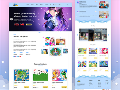 Toy Website Design