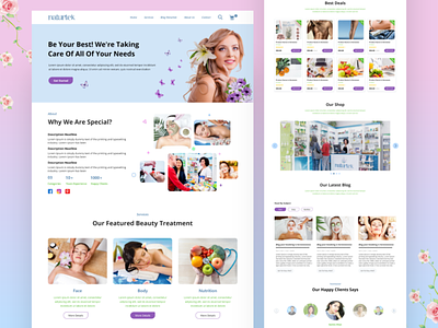 Beauty and Spa Website Design