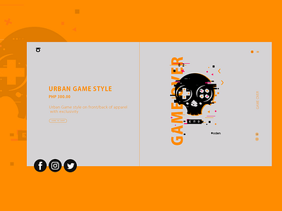 game_over branding design illustration illustrator typography ui ux website