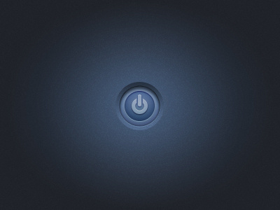 Pressed Power Button active blue button download free freebie icon interface pressed psd ui
