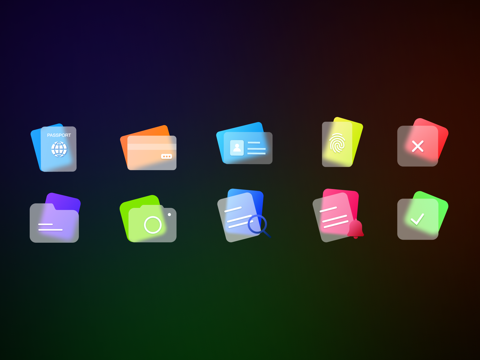 Blur Icons by Daria Derzhanivska on Dribbble