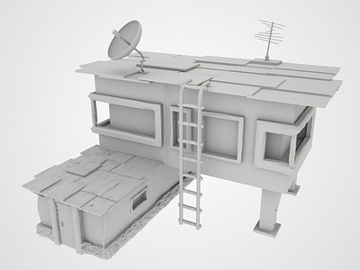 House add to details 3d cinema4d detail game gamedev house illustration process progress