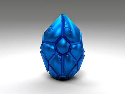 Blue steal egg