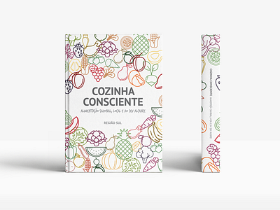 Cozinha Consciente book cookbook editorial design flat icons print print design recipes seasonal eating seasonal food sustainability