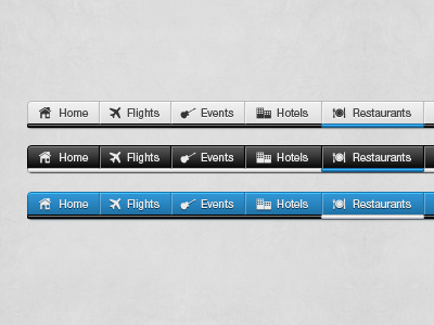 Navigation Bar bar black blue design menu nav bar navigation silver web website