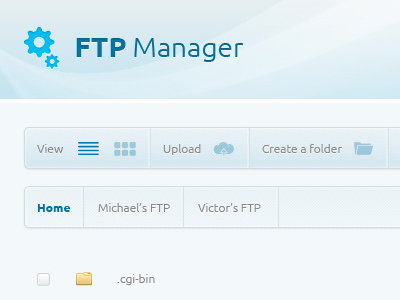 Ftp Manager 1 button design free manager navigation psd web website