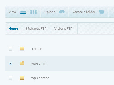 Ftp Manager 3 button design free manager navigation psd web website