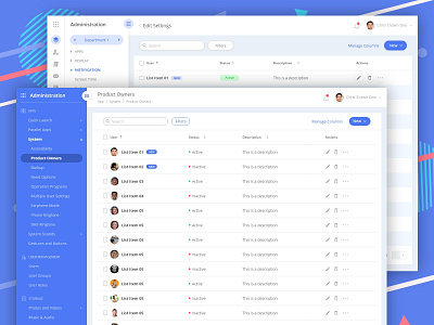 Browse thousands of Nested Table images for design inspiration | Dribbble