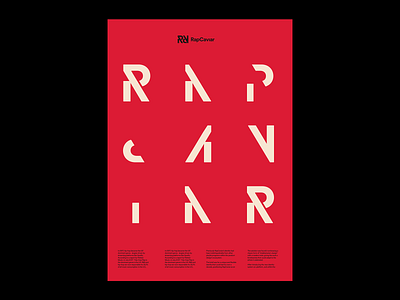 RapCaviar Exploded Logo branding colors hop hop logo music poster rap spotify typography