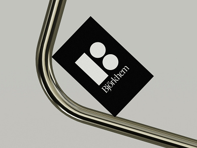 Björkhem art direction black branding business card design logo typography white