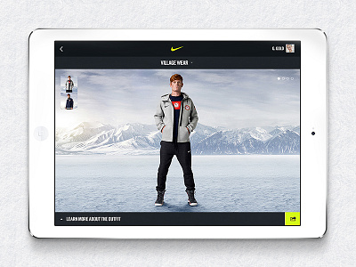 Nike Sochi Lookbook commerce ipad landscape lookbook mountains nike olympics outfits product snow tablet winter