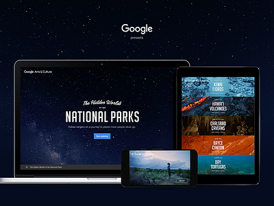 Google Presents: The Hidden Worlds of the National Parks google national parks nps stinkdigital