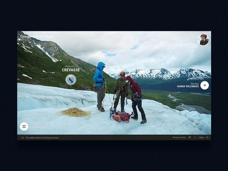 Google Presents: The Hidden Worlds of the National Parks contextual google hotspot national parks navigation nps stinkdigital