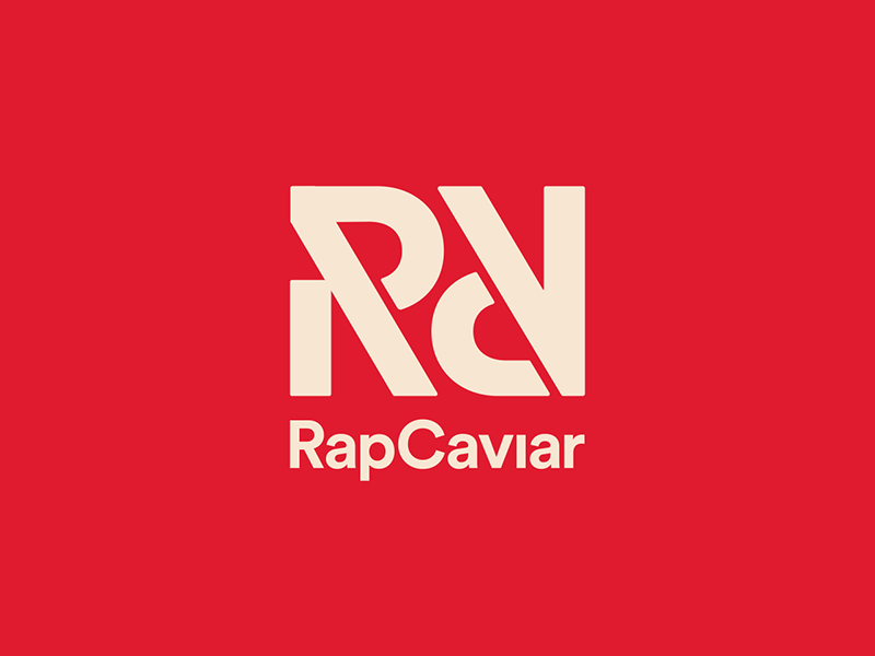 RapCaviar Identity animation hip hop identity intro logo music off white rap rapcaviar red spotify tan