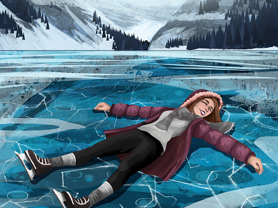 Frozen Lake Designs Themes Templates And Downloadable Graphic Elements On Dribbble