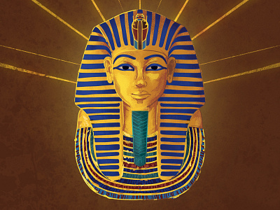 Tutankhamun charactedesign children art children book illustration egypt illustration king tut pharaoh tutankhamun