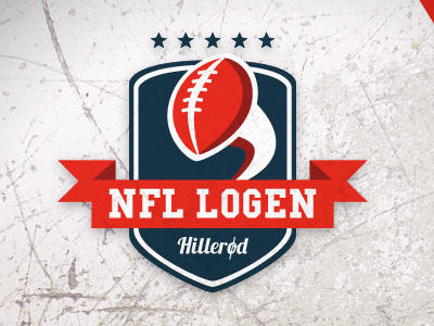 NFL gallery logo badge blue denmark emblem football gallery logo national nfl red shield sticker