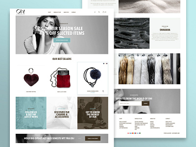 Webshop for danish fashion brand Oh!