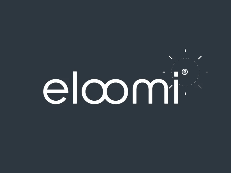 eloomi - Logo animation animation clean development elearning eloomi logo logotype performance pro simple sparks