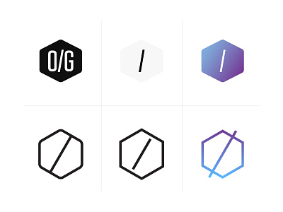 Logo Explorations Part 1 branding clean geometric identity illustrator logo minimalist vector