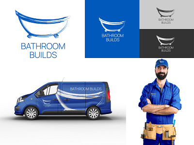 Bathroom Builds brand design brand identity branding branding design logo logo design logodesign logotype