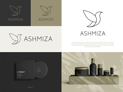 Ashmiza Beauty 02 beauty logo brand design brand identity branding branding design logo logo design logodesign logotype