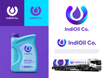 Indi Oil Company beauty logo brand design brand identity branding branding design gas gasoline logo logo design logodesign logotype oil petrol petroleum