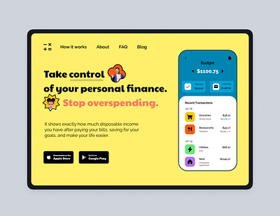 Money management tool budget landing page managment mobile money app pantone pantone2021 saving ui website