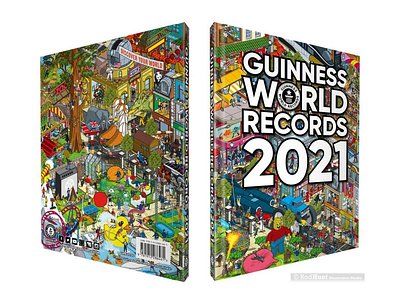 Guinness World Records 2021 Book Cover Illustration