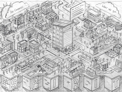 Places For People Pencil Rough